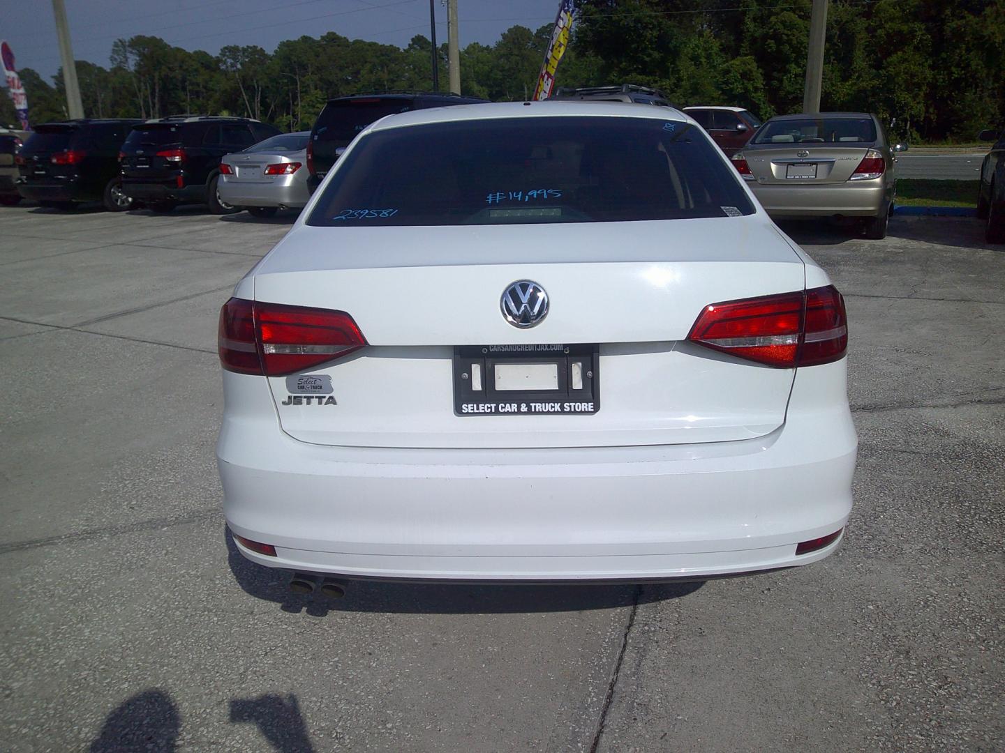 2015 WHITE VOLKSWAGEN JETTA S (3VW2K7AJ3FM) , located at 390 Hansen Avenue, Orange Park, FL, 32065, (904) 276-7933, 30.130497, -81.787529 - Photo#3